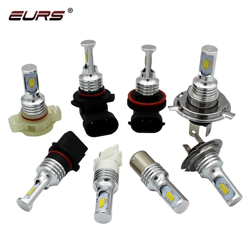 EURS 2PCS H7 Светодиодные прот – обзор и цена Led Fog Light H11 3000K Yellow