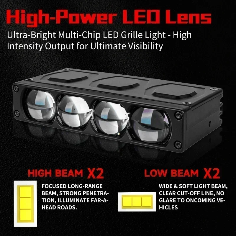 2 шт. 180 Вт 4-линзовые ультра – обзор и цена Bi Led Projector Lens 3 Inch