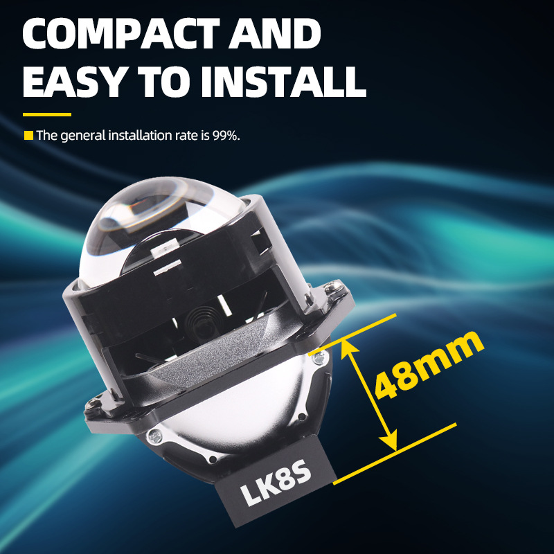 NXY LK8S 3-дюймовая квадратная – обзор и цена Led Headlight H4 Hi Lo 120W