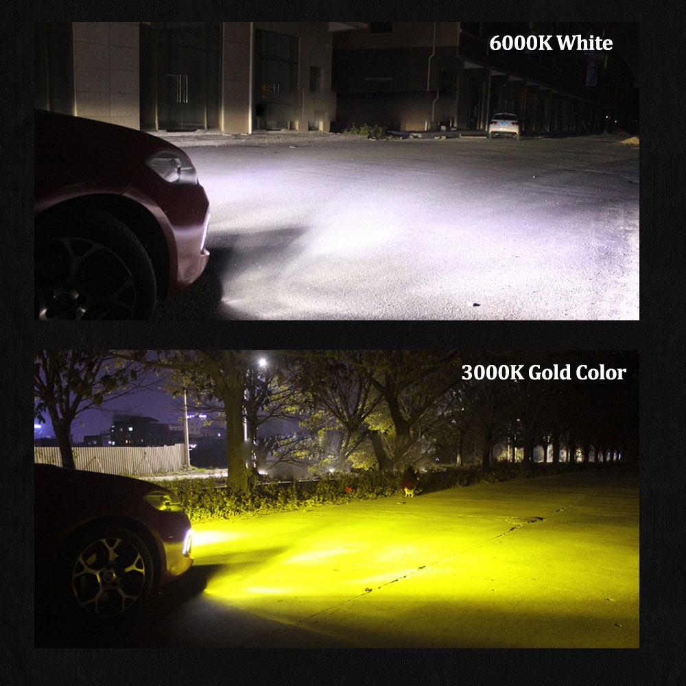 Светодиодные противотуманные ф – обзор и цена Led Fog Light H11 3000K Yellow