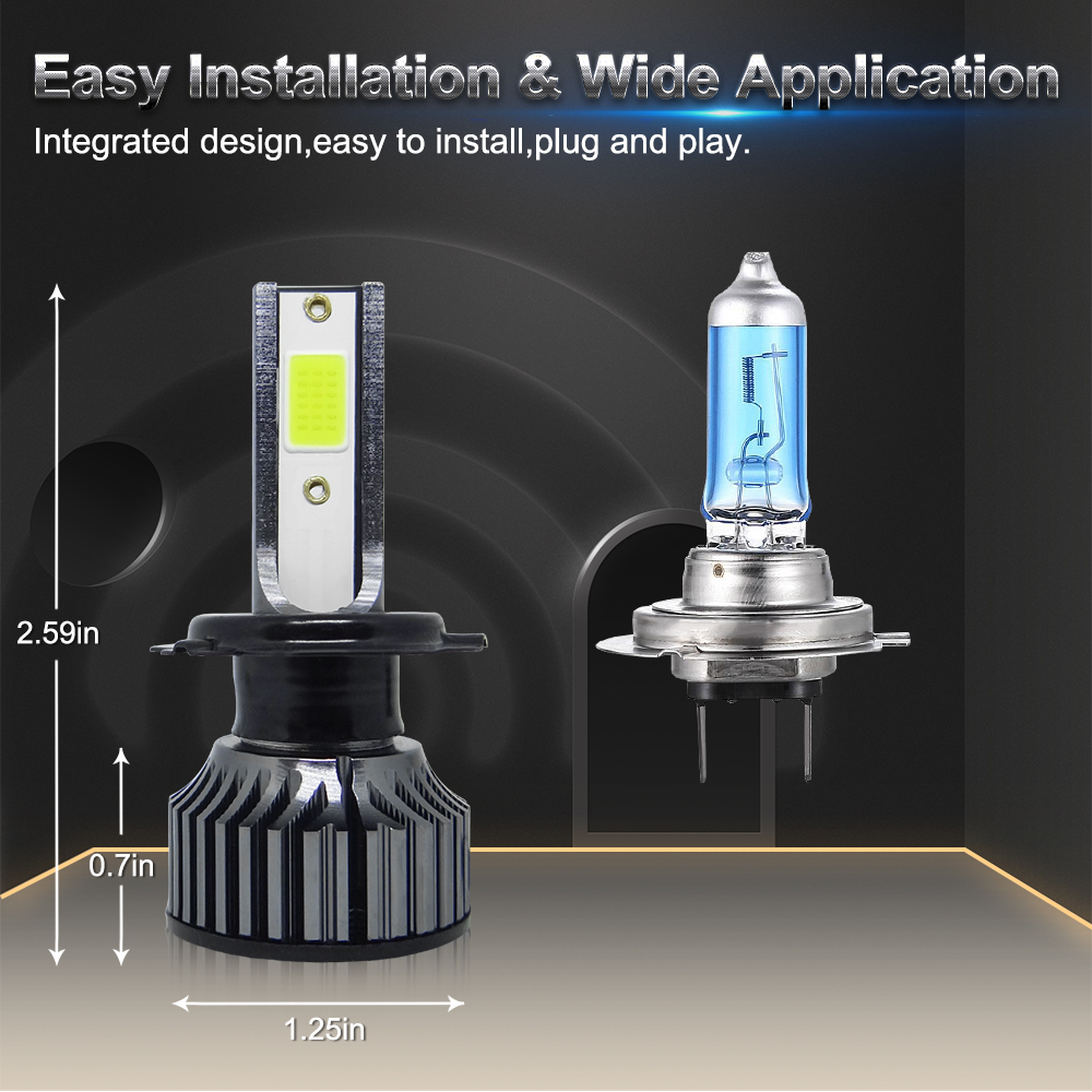 Фонари головного света, лампы  – обзор и цена Car Led Bulb H1 H3 H8 H11