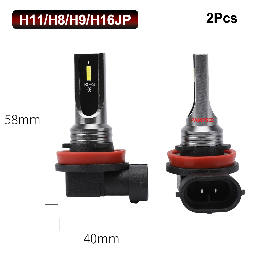 Светодиодная лампа H11 для пер – обзор и цена Led Fog Light H11 3000K Yellow