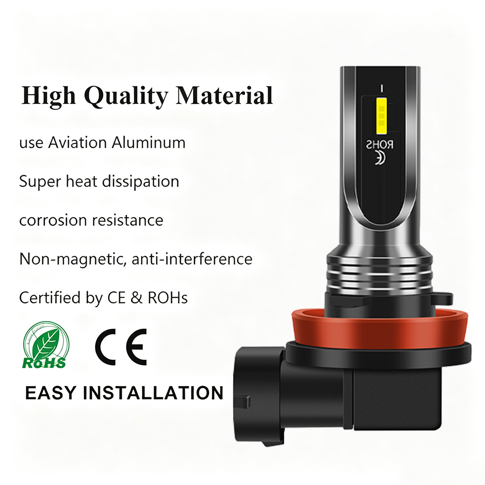 Светодиодная лампа H11 для пер – обзор и цена Led Fog Light H11 3000K Yellow