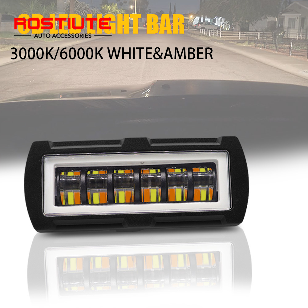 5-дюймовый белый янтарный авто – обзор и цена Led Work Light Bar 12 Inch Offroad