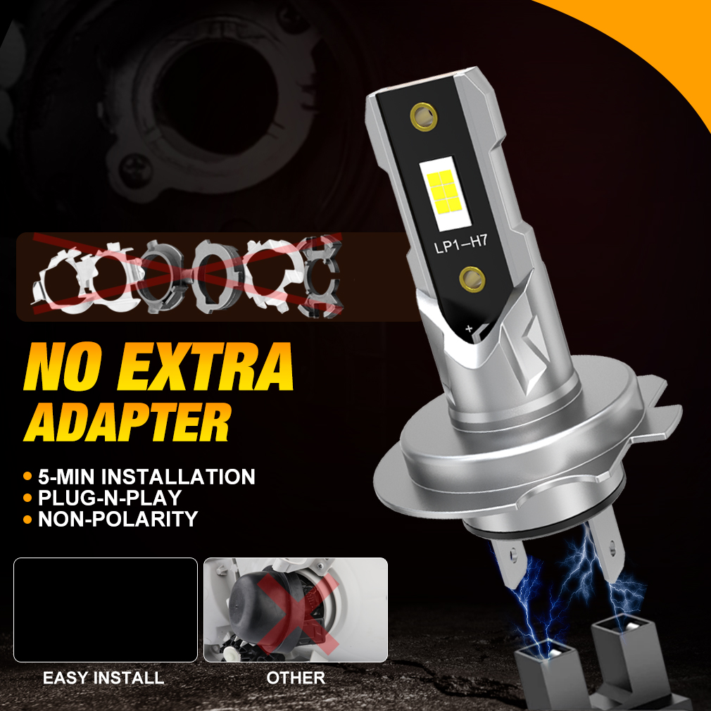 20000LM H7 Комплект светодиодн – обзор и цена Led Headlight Bulb H7 20000Lm