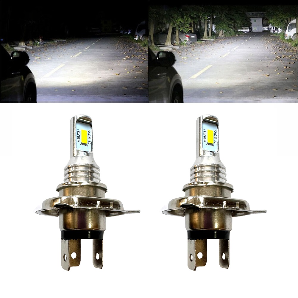 H4 12 В светодиодный ксеноновы – обзор и цена Motorcycle Led Headlight Bulb H4
