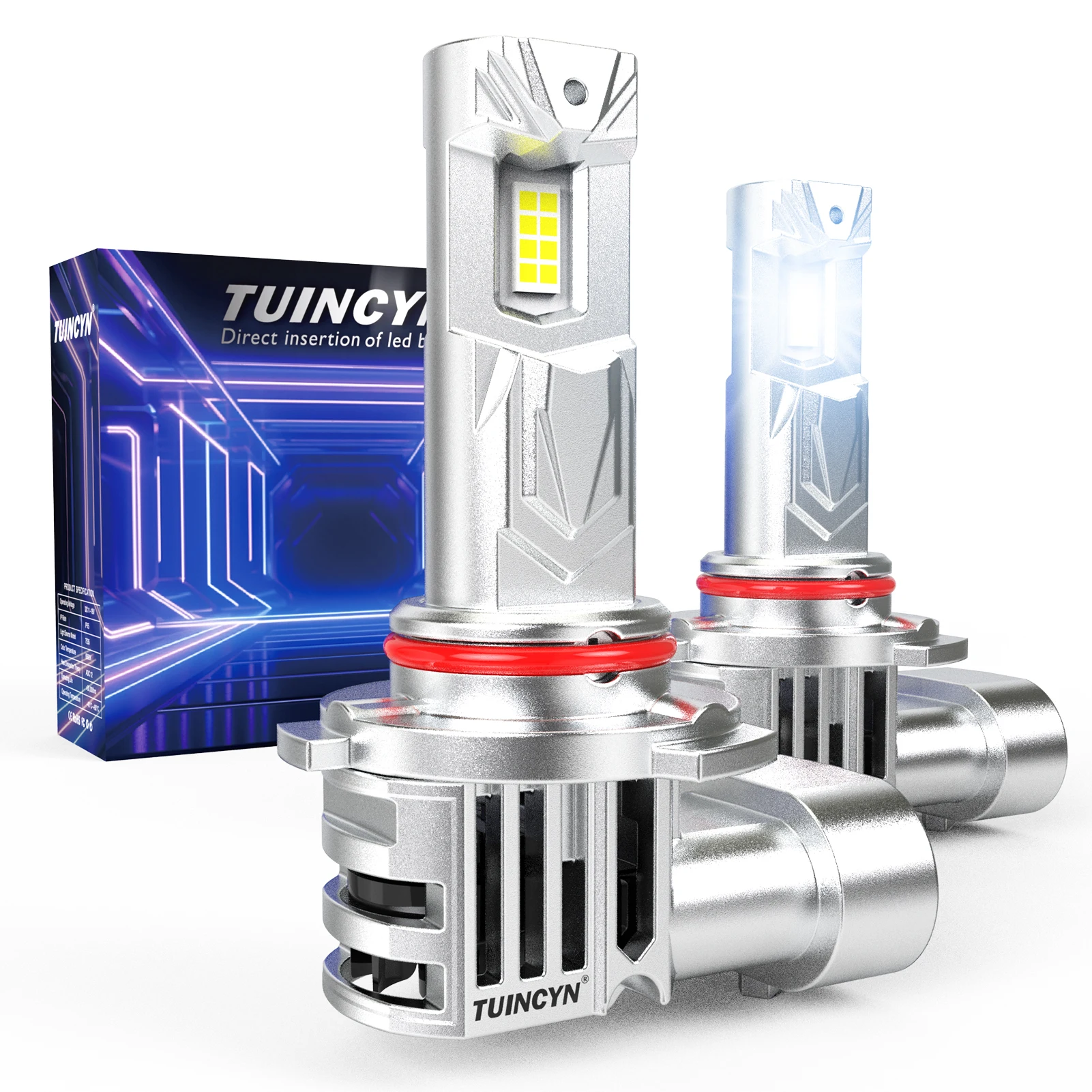 TUINCYN 2 шт. 9005 9006 светод – обзор и цена Car Led Headlight 9005 9006