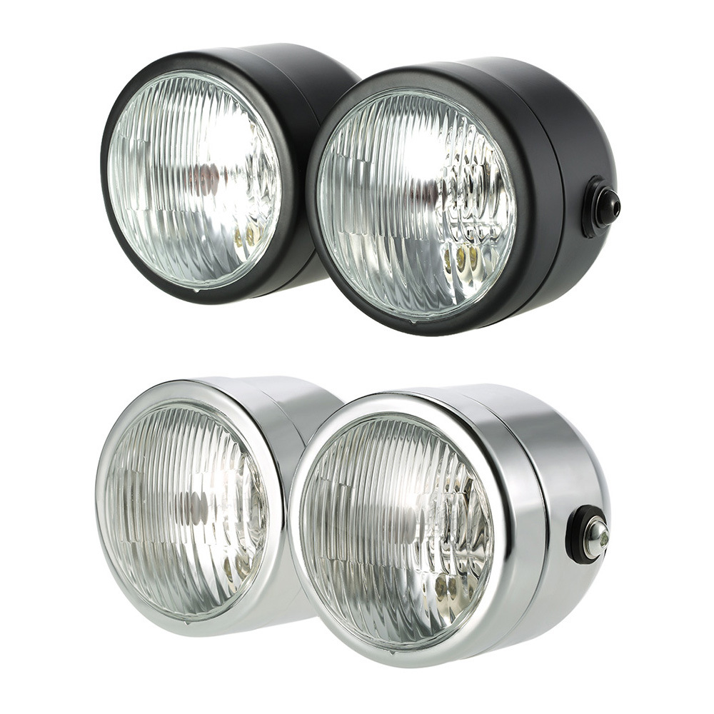 Универсальная двойная фара H4  – обзор и цена Motorcycle Led Headlight Bulb H4