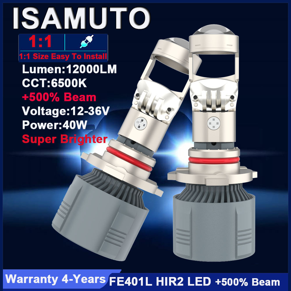 ISAMUTO FE401L HIR2 9012 PX22d – обзор и цена Led Headlight 6500K White 12000Lm