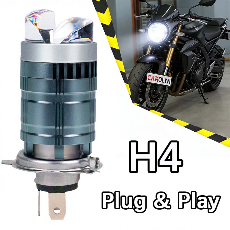 CAMOTO H4 Двойной мини - свето – обзор и цена Motorcycle Led Headlight Bulb H4