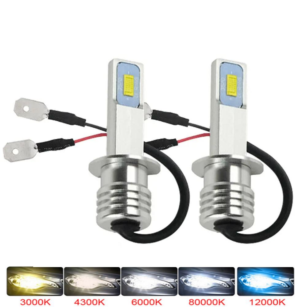 2 шт. H1 H3 H7 светодиодная ла – обзор и цена Led Headlight Bulb H7 20000Lm