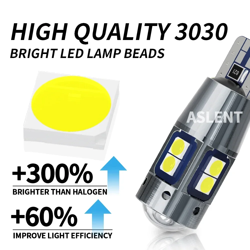 2 шт., высокое качество T10 W5 – обзор и цена Led Tail Light Bulb Canbus