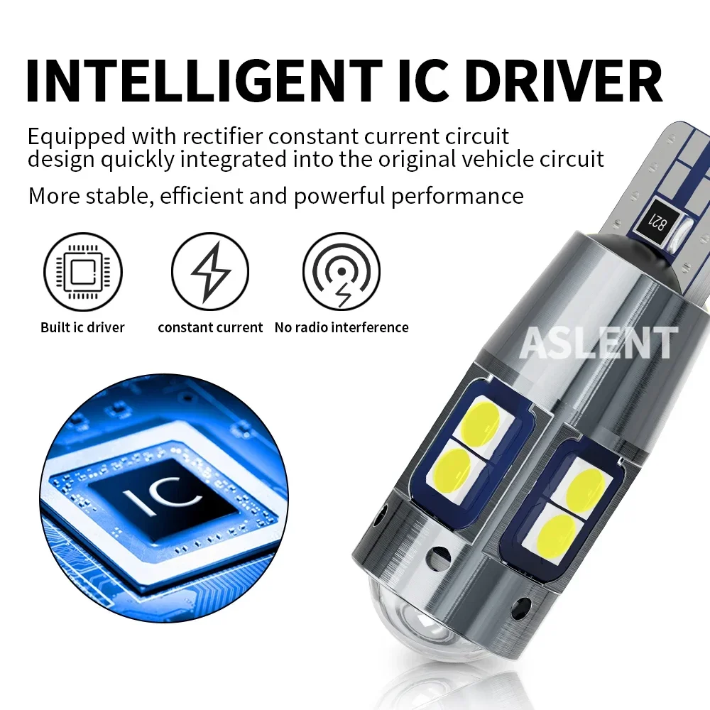 2 шт., высокое качество T10 W5 – обзор и цена Led Tail Light Bulb Canbus