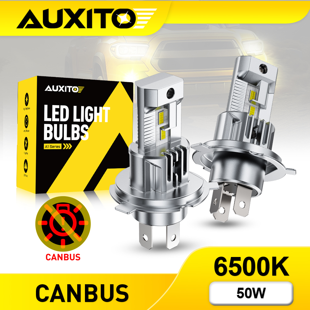 AUXITO 2 шт. безвентиляторные  – обзор и цена Led Headlight 6500K White 12000Lm