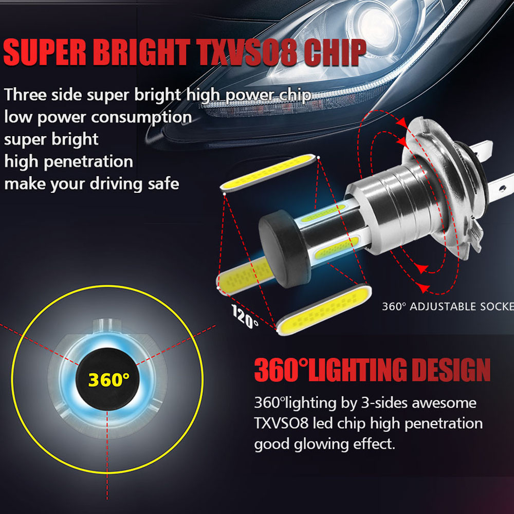 2 шт. новые светодиодные автом – обзор и цена Car Led Bulb H1 H3 H8 H11