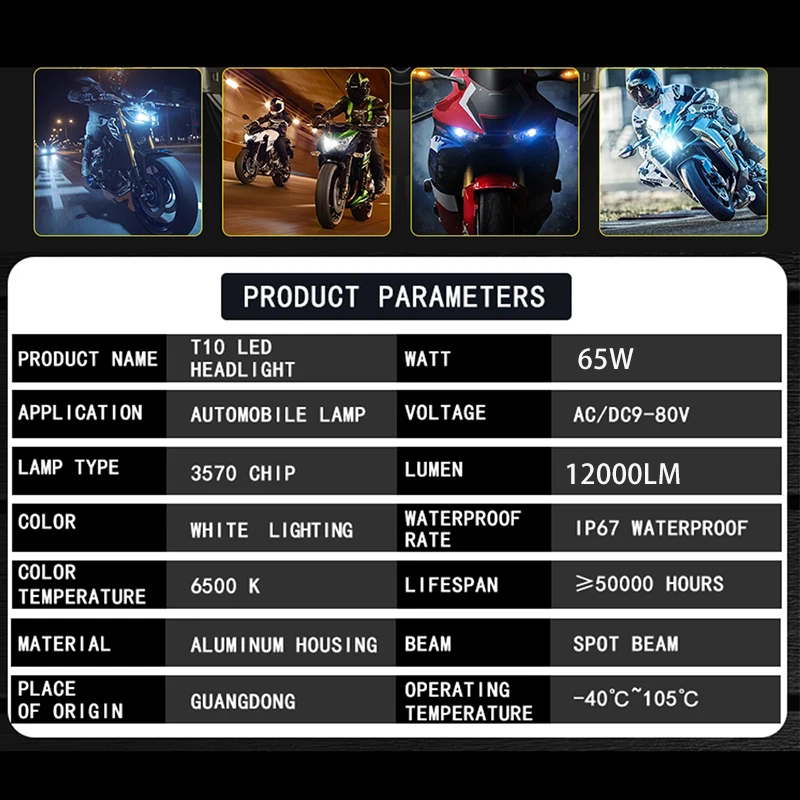 H4 светодиодная лампа для линз – обзор и цена Motorcycle Led Headlight Bulb H4
