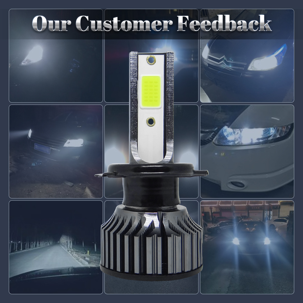 Комплект из 2 светодиодных лам – обзор и цена Car Led Bulb H1 H3 H8 H11